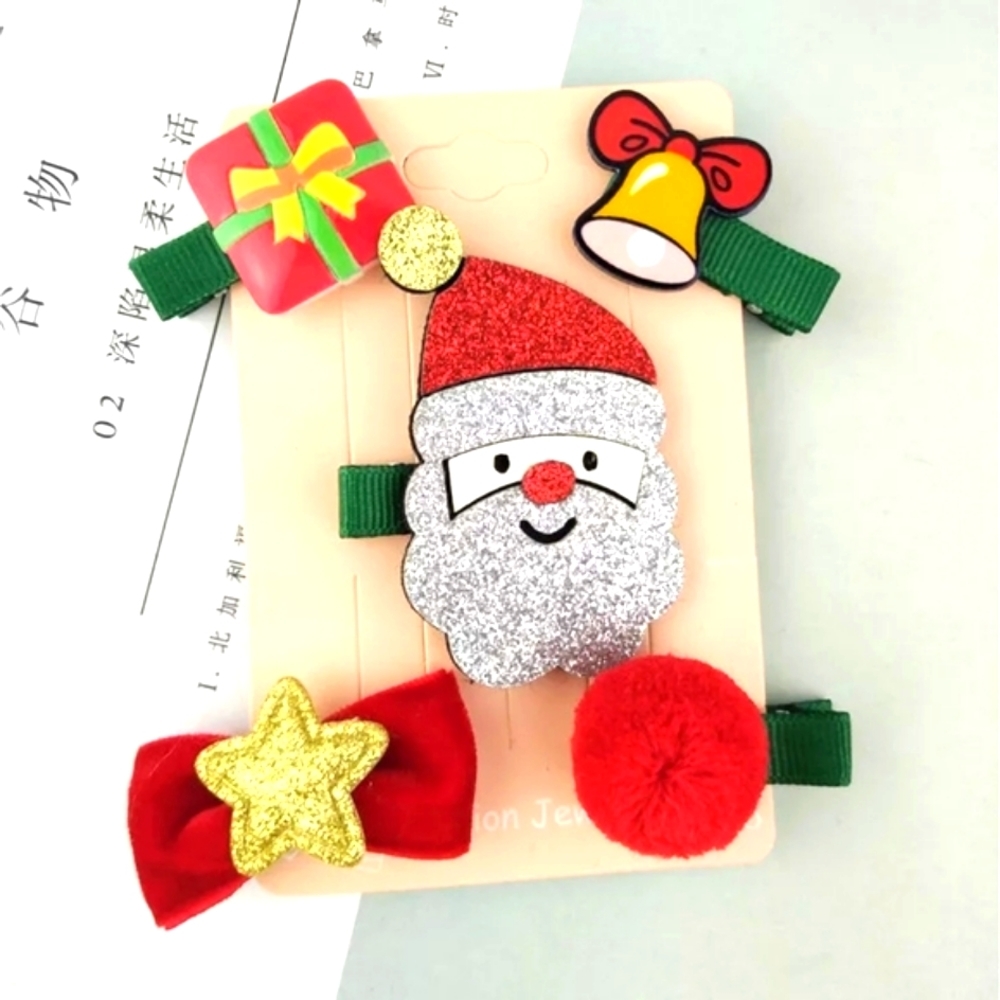 Christmas Hair Clips Kids